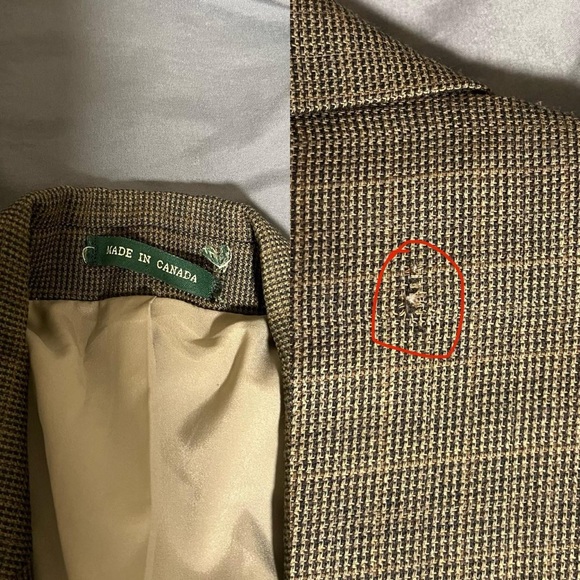 VINTAGE LAUREN RALPH LAUREN WOOL SUIT JACKET BLAZER - Picture 5 of 5